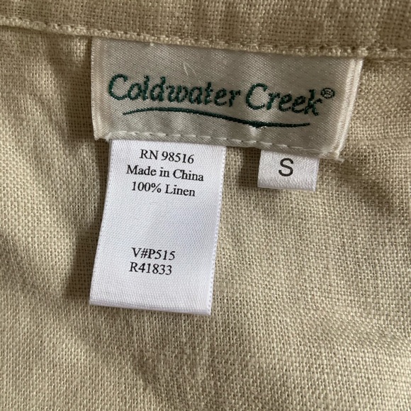 ❌SOLD❌ Linen Minimalist Chore Coat Blazer - Picture 7 of 7